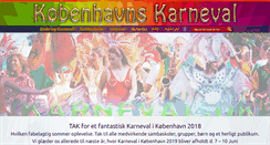 Desktop Screenshot of karneval.dk