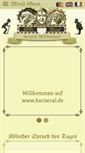 Mobile Screenshot of karneval.de